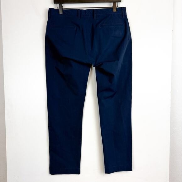 J.Crew Mens Tech Slim Chino Pants Navy Blue - 30x27 - Picture 3 of 9